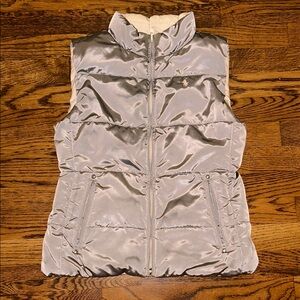 Polo by Ralph Lauren Metallic Gray Kids Vest